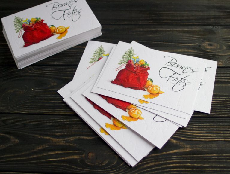 Cartes, papier et des vœux