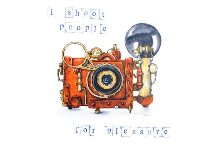 I shoot people for pleasure