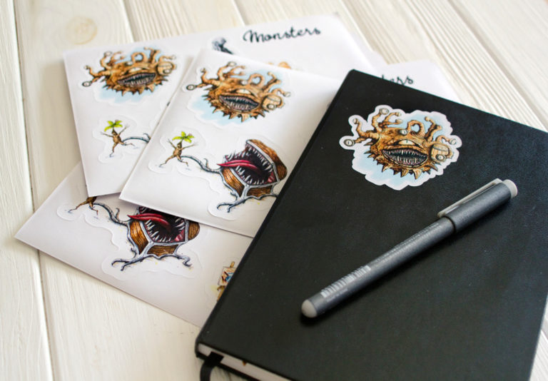 Les stickers sont sur Etsy !