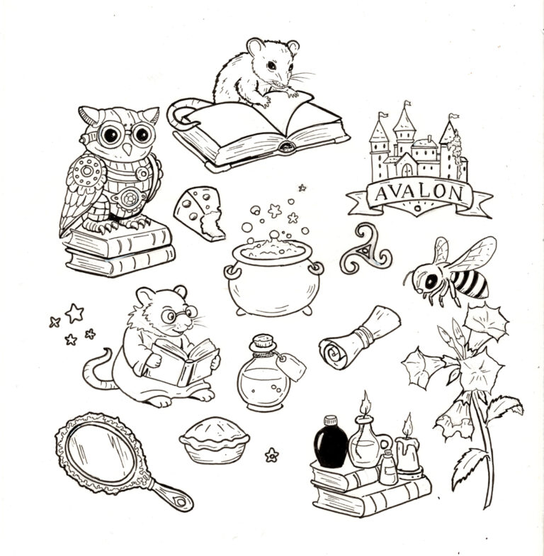 Les stickers pour Avalon.
