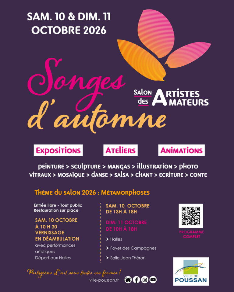 Salon d&rsquo;art à Poussan